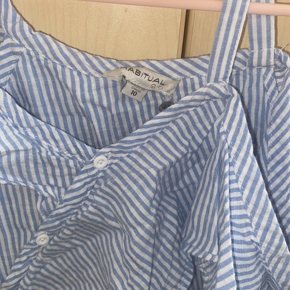 Habitual girl striped top size 10 - Picture 4 of 4